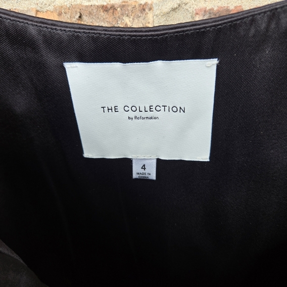 Laura Vassar X Reformation Truro TopbThe Collection Black Size 4 - Picture 5 of 5